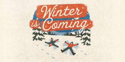 Winterish Font Poster 5
