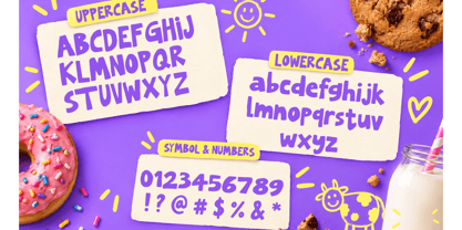 Wonky Wildlings Font Poster 8