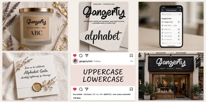 Gangerty Font Poster 1