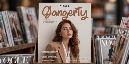Gangerty Font Poster 2