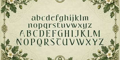 Oakthorn Font Poster 2