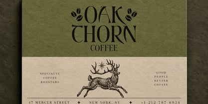 Oakthorn Font Poster 5