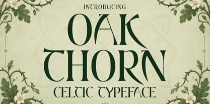 Oakthorn Font Poster 1