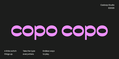 Copo Copo Font Poster 1