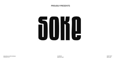 Soke Font Poster 1