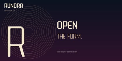 Rundra Font Poster 1