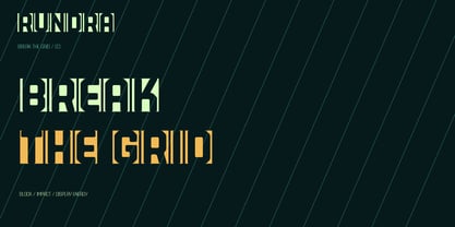Rundra Font Poster 3