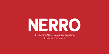 Nerro Font Poster 1