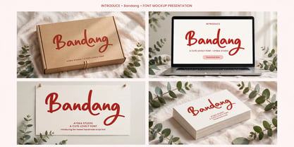 Bandang Font Poster 3