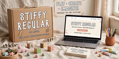 Stiffy Font Poster 1