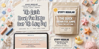 Stiffy Font Poster 5