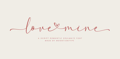 Love Mine Font Poster 1