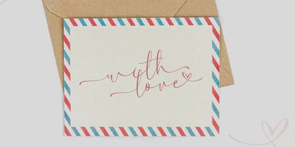 Love Mine Font Poster 5