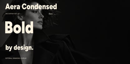 Aera Condensed Font Poster 5