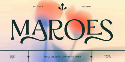 Maroes Font Poster 1