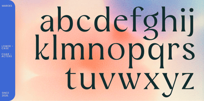 Maroes Font Poster 8