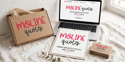 Moline Quotes Sans Font Poster 6