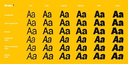 Grasso Font Poster 4