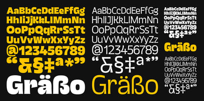 Grasso Font Poster 3