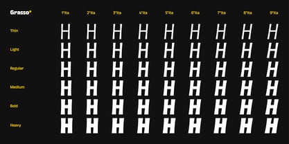 Grasso Font Poster 5