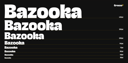 Grasso Font Poster 2