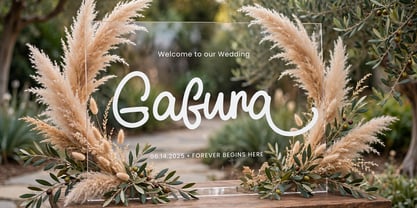 Gafura Font Poster 2