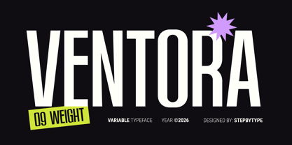 Ventora Font Poster 1