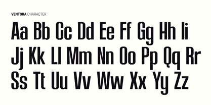 Ventora Font Poster 11