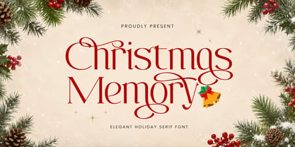 Christmas Memory Font Poster 1