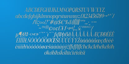 ZIA Glastyo Font Poster 11