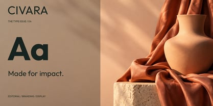 Civara Font Poster 4