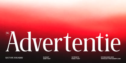 Sx Advertentie Font Poster 1