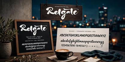 Relgate Font Poster 1