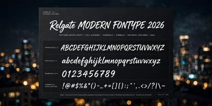 Relgate Font Poster 12