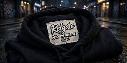 Relgate Font Poster 8