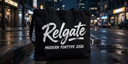 Relgate Font Poster 4