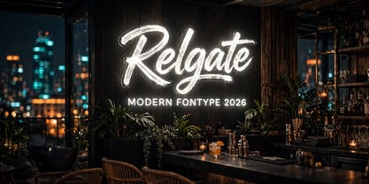 Relgate Font Poster 13