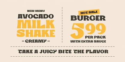 Lemon Cake Font Poster 2
