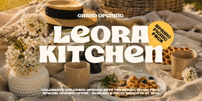 Lemon Cake Font Poster 5