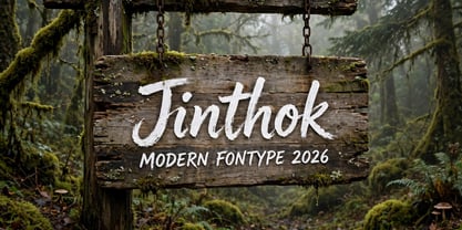 Jinthok Font Poster 9