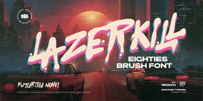 Lazerkill Font Poster 1