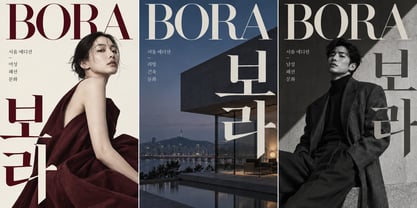 Bora Font Poster 3