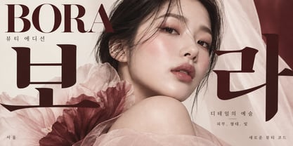 Bora Font Poster 2