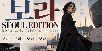 Bora Font Poster 6