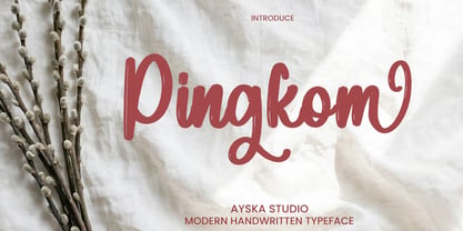 Pingkom Font Poster 1