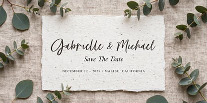 Gabrielle Font Poster 3