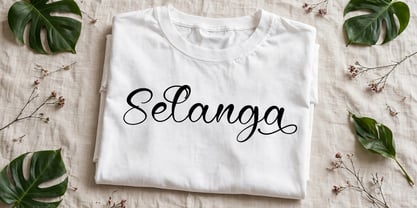 Selanga Font Poster 5