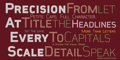 Prixma Caps Font Poster 12