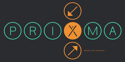 Prixma Caps Font Poster 7