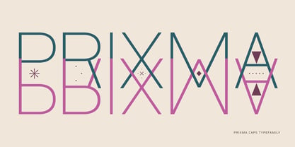 Prixma Caps Font Poster 14